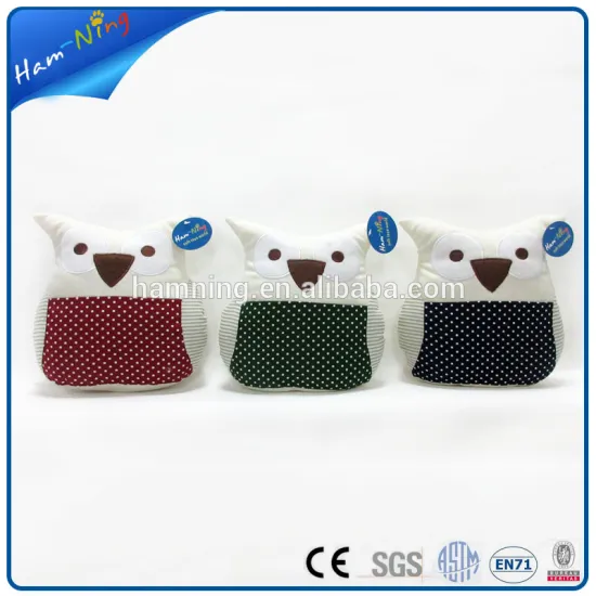 18cm forest animal toy plush owl plush animal cushion for kids