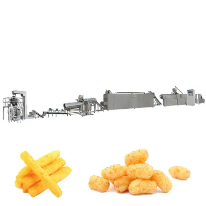 Puffs Snacks Extruder Crispy Puffed Snacks Machine