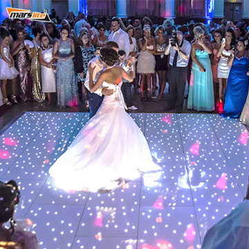 Wholesale LED White Starlit Wedding Dance Floors for Party Events