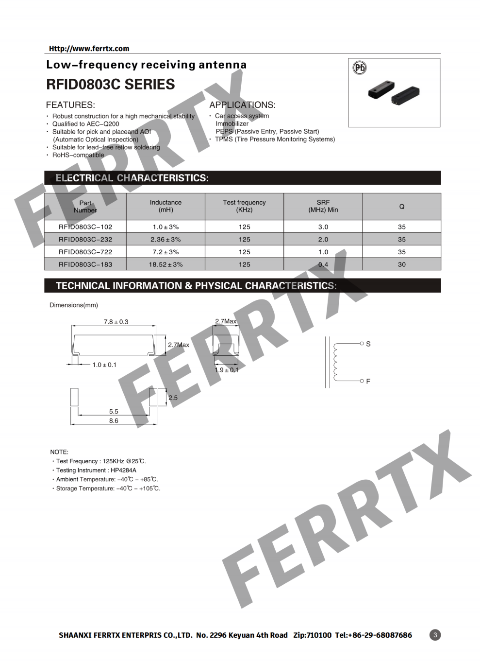 RFID NFC Transponder Coil RFID