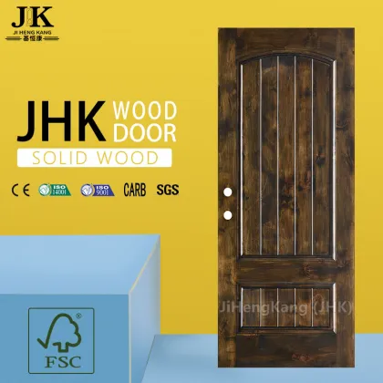 JHK Caronized Silver Bali Wood Interior Door