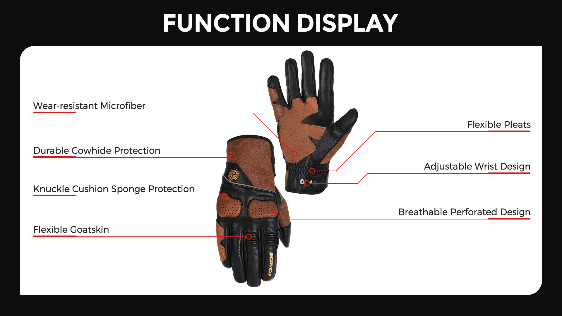 vintage motorcycle gloves
