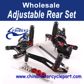 For Yamaha 2009-2011 YZF R1 Adjustable Foot Pegs Black FARYA005-B