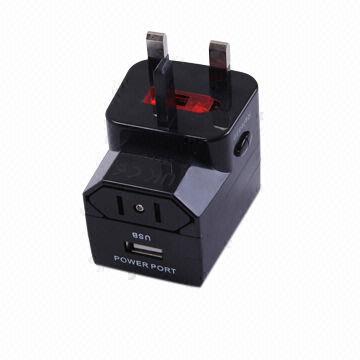 New gift plug adapter with CE/RoHS/FCC mark