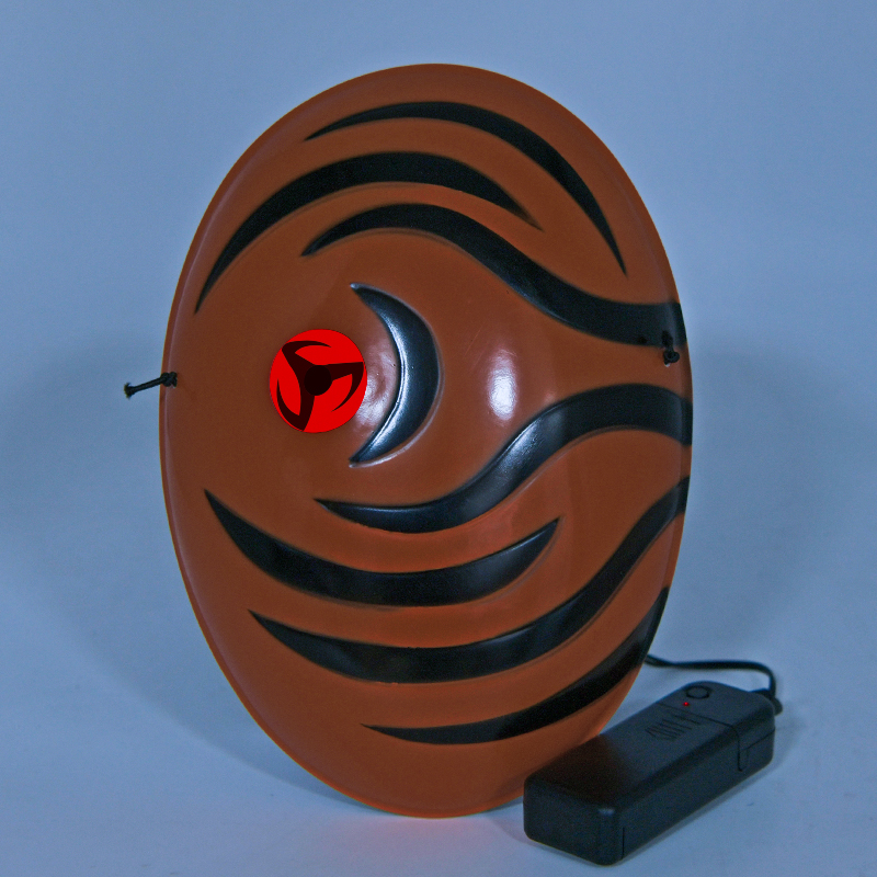 LED Light Up Tobi Obito Anime Cosplay Mask