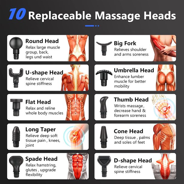 30 Speed Massage Gun Head Jpeg