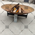 Holzbrenner Corten Stahl Feuerstelle Schalen