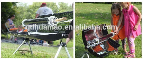 portable ourdoor solar BBQ - Only use sunshine to cook!