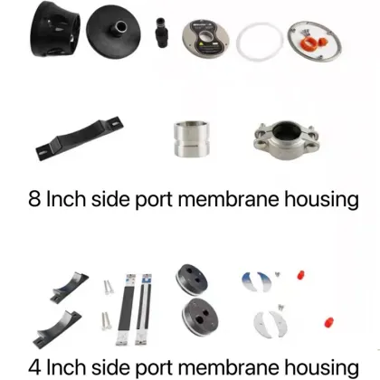 4-inch 300PSI Winder Chengda 4040 Side Port Reverse Osmosis Fiberglass Water Treatment FRP Pressure Vessel Membrane Housing