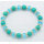 8MM round beads turquoise bracelet