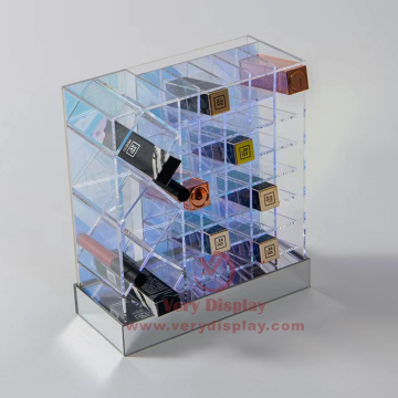 Custom handmade clear plexiglass storage box organizer