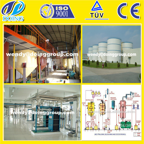 1T-1000T/D corn embryo oil refinery/edible oil refinery machine/vegetable oil refinery line