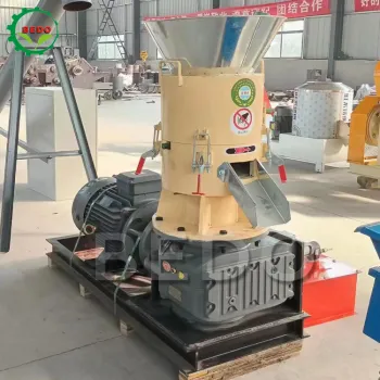 Biomass Sawdust Wood Pellet Mill Press Machine 500kg Production Line