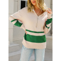 Women's Long Sleeve Half Zip Sweater