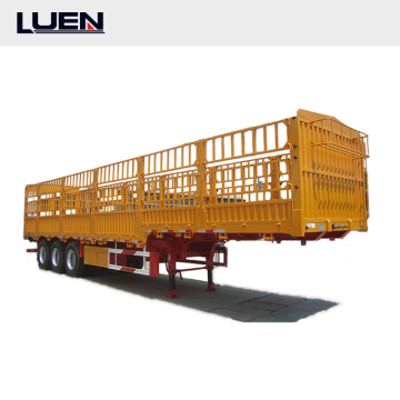 China Factory Heavy Duty Fence Semi Trailer 60T Capacity 13000*2550*3300mm Specification
