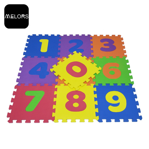 Interlocking Kids Educational Math Number Puzzle Mat