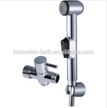 Good Quality Bidet Toilet Shattaf Kit Sprayer Wall Bracket Set with t-adapter7/8