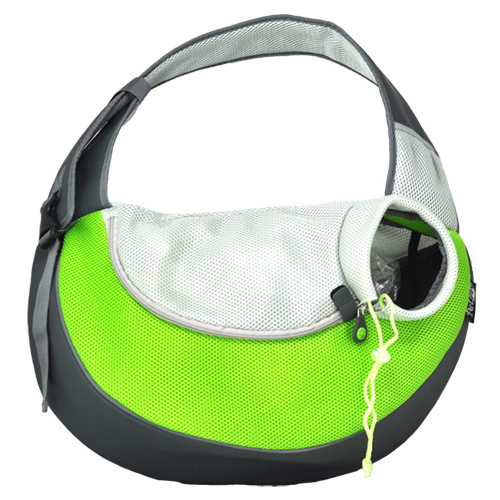 Green PVC and Mesh Pet Sling for Dogs