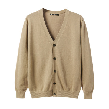 Maglioni a maglia a V Mens Cardigan