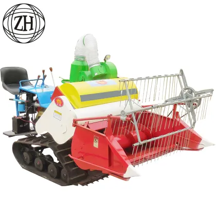 4LZ-0.6 series 0.6kg/s Feeding Capacity  Mini Rice & Wheat Combine Harvester