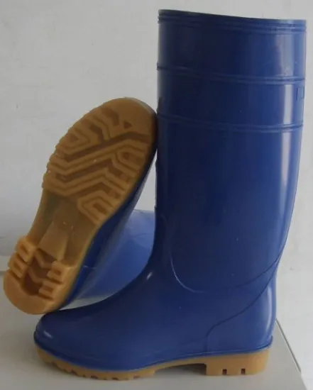 Unisex Gender and PVC Upper Material steel toe insert safety boots