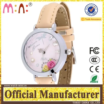 Korea mini brand 3d miniature tourbillon watch vivi for girl fitness watch