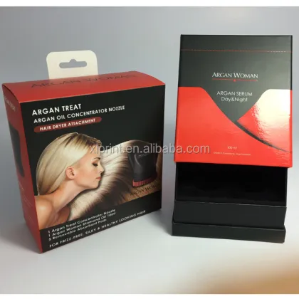 Empty paper packing Boxes Hair Care Essential Oil