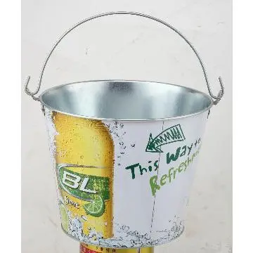 Round Beer Tin Bucket,Ice Bucket From Tin Bucket Manufacturer