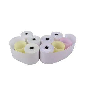 Custom Color High Quality 2ply/3ply Carbonless Paper Rolls 80*70mm - Wholesale NCR Paper
