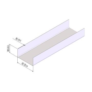 U-förmiger kaltgeformter Stahlrahmen