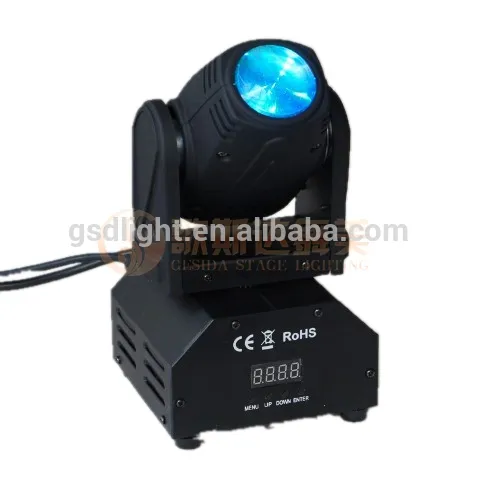 Portable 10w rgbw led mini beam moving head light club led light equipment