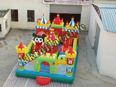 Mickey giant inflatable playgrounds