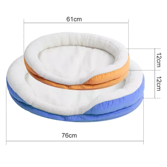 Heated Pet Pad: Warm Indoor/Outdoor Warming Bed for Dogs and Cats with Soft Wool Mat