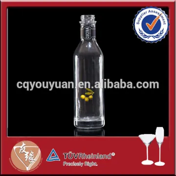 250ml fashion style flint glass olive oil bottle design