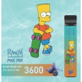 Randm Max Pro 3600 Puflar Tek Kullanımlık Vape Kalem