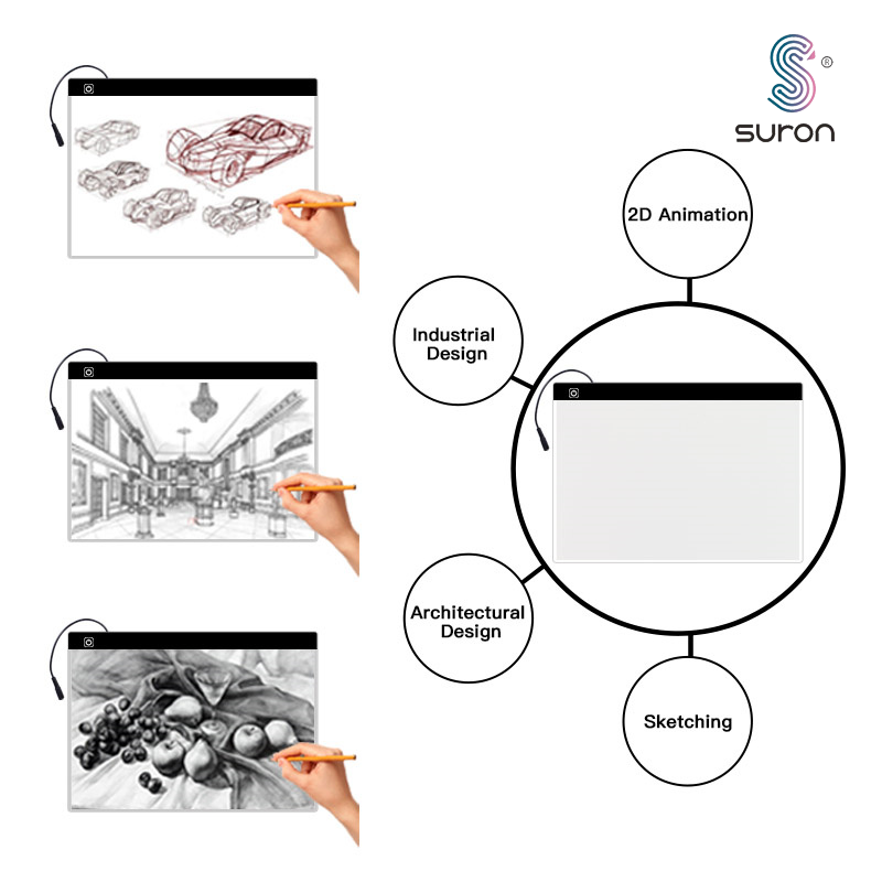 سورون LED TRACER LIGHT PAD لرسم الوشم