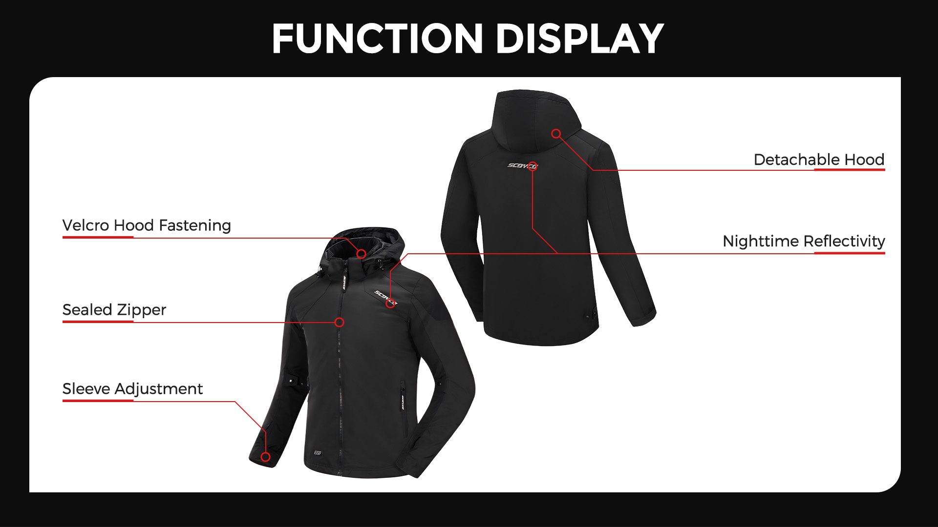 waterproof riding jacket