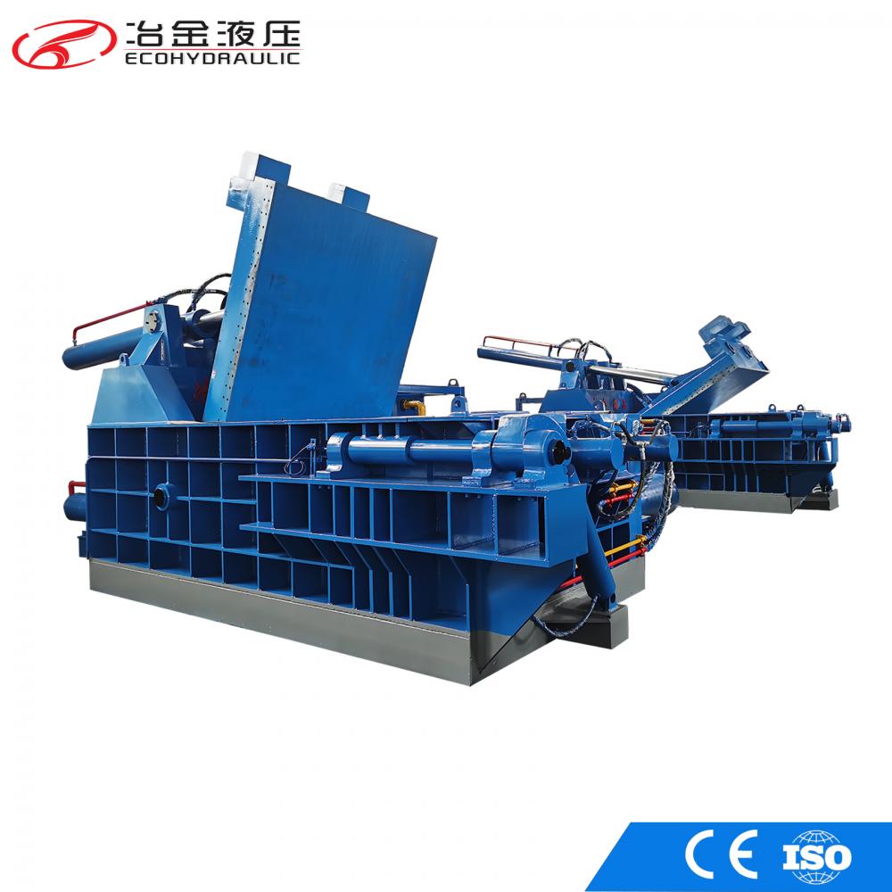 Hydraulic Steel Iron Scurf Scrap Metal Baler Machine.