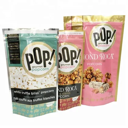Custom Popcorn Packaging / Popcorn Bags / Plastic Bags for Popcorn