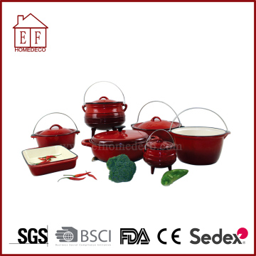 Set Besi Tuang Enamel 12PCS