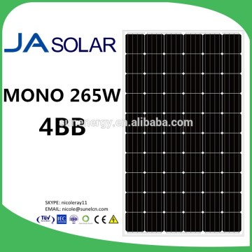 JA paneles solares 265w, china paneles solar 265 wp, JAM6(K)-60-265/4BB