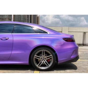 PET Liner Glossy Holographic Laser Purple Car Vinyl