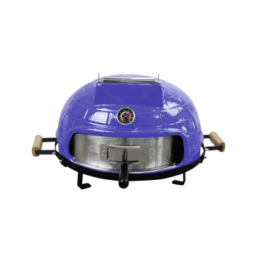 AUPLEX Commercial Charcoal BBQ Ceramic 21 Inch Wood Fired Pizza Oven