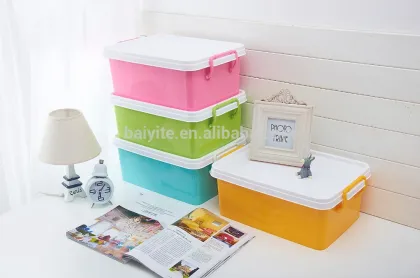 useful plastic storage box for household