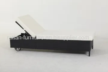 Garden Rattan Furniture Lounger 
