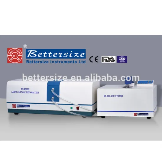 CE FDA ISO High Repeatability High Precision Automatic Inflow Antidry Particle Size Analyzer Particle Distribution Analysis