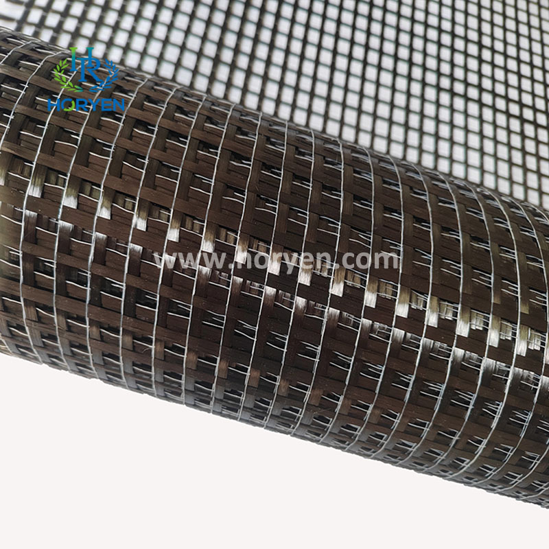 Легкая сетка с ячечной сеткой из углеродного волокна 160GSM для бетона