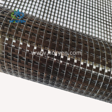 Grid mesh serat karbon 160gsm ringan untuk konkrit