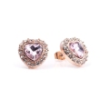 Telinga Stud Sparkle Halo Stud anting -anting