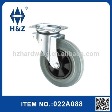 Furniture steel european rubber caster